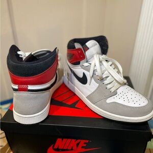 Light smoke grey air Jordan 1 hight